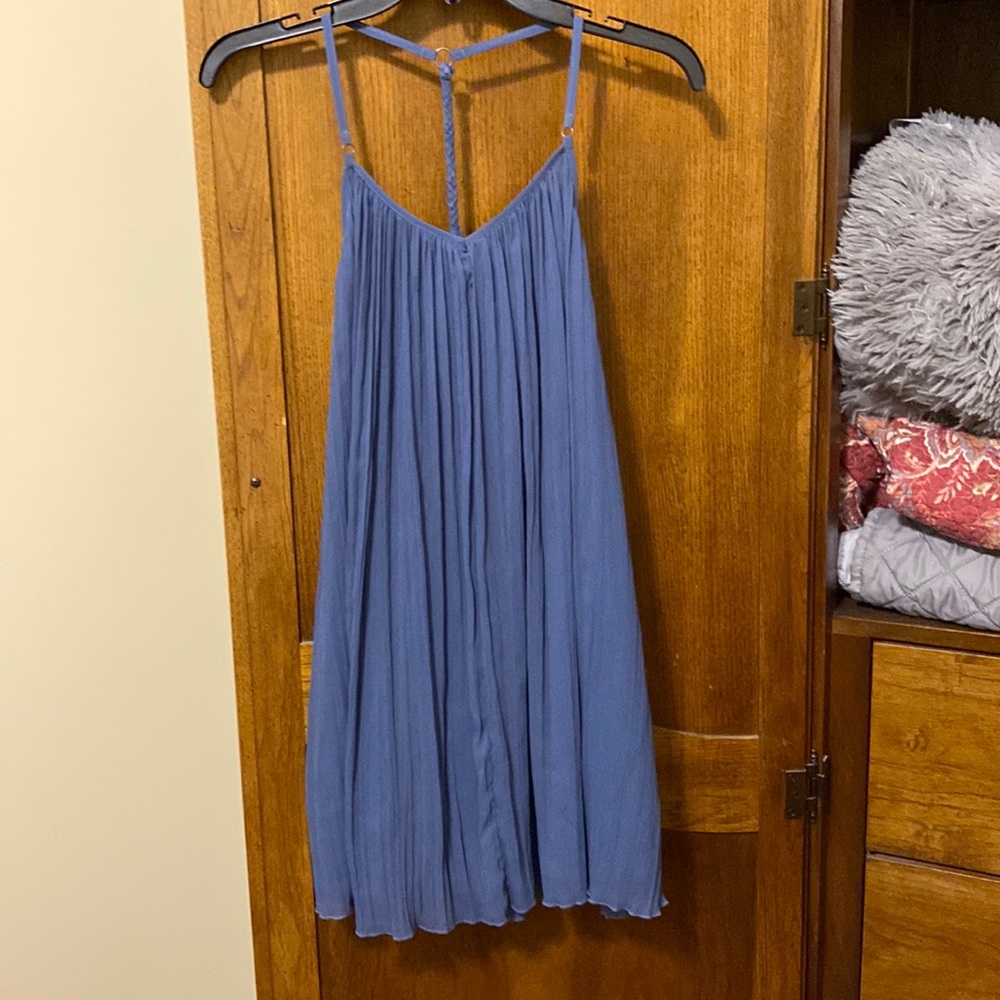 Abercrombie & Fitch blue sundress with T back